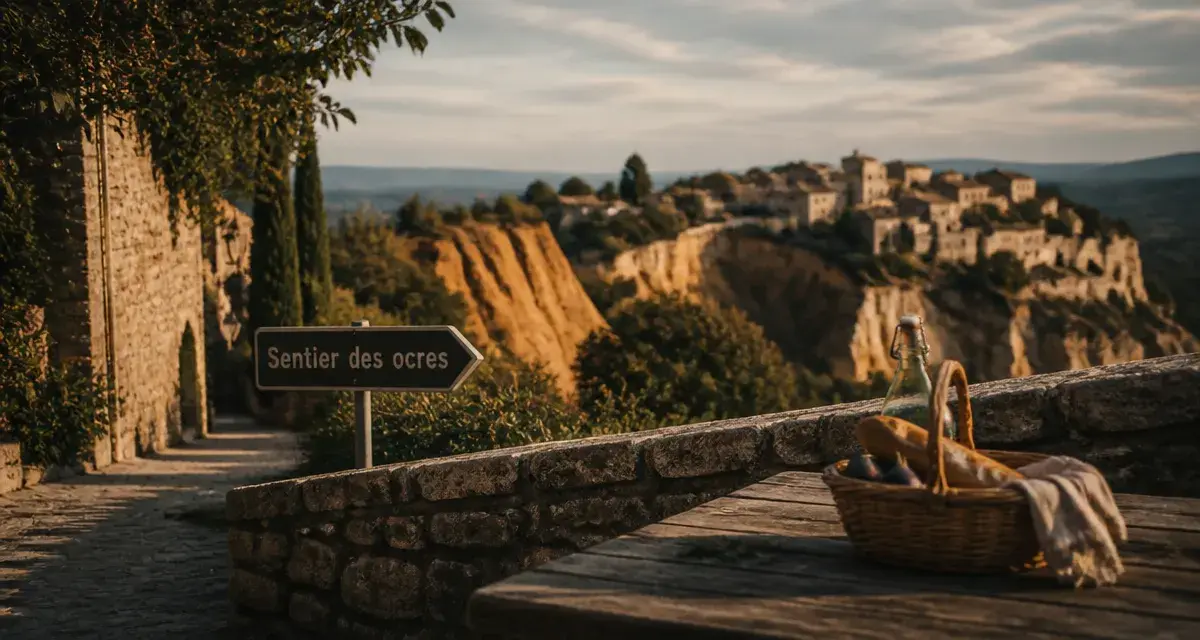 Guide tourisme Luberon : belvédère ocres et village