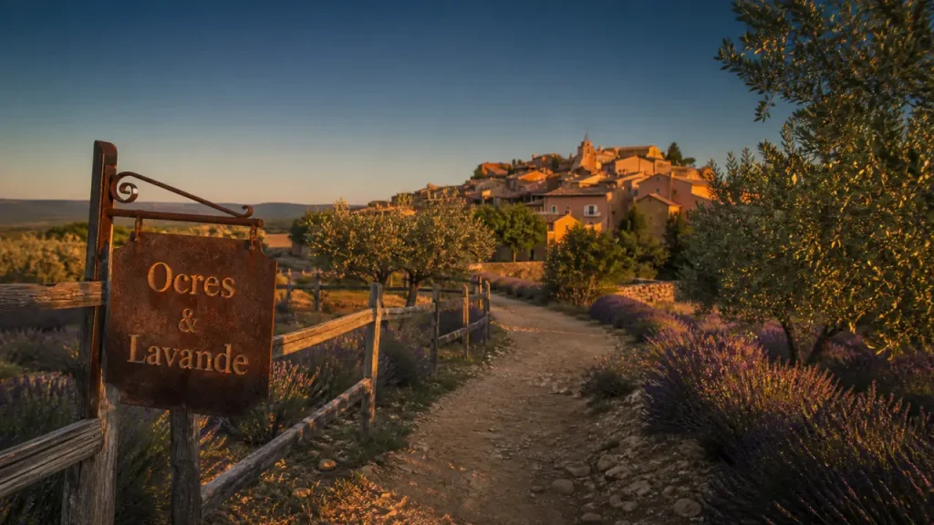 Quand visiter le Luberon : champs de lavande et ocres de Roussillon au coucher du soleil
