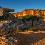 Que faire dans le Luberon : sentier ocre de Roussillon golden hour