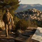Randonnée Luberon : sentier pierres sèches entre pins et garrigue