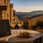 Restaurant bonnieux en terrasse, vue sur le Luberon