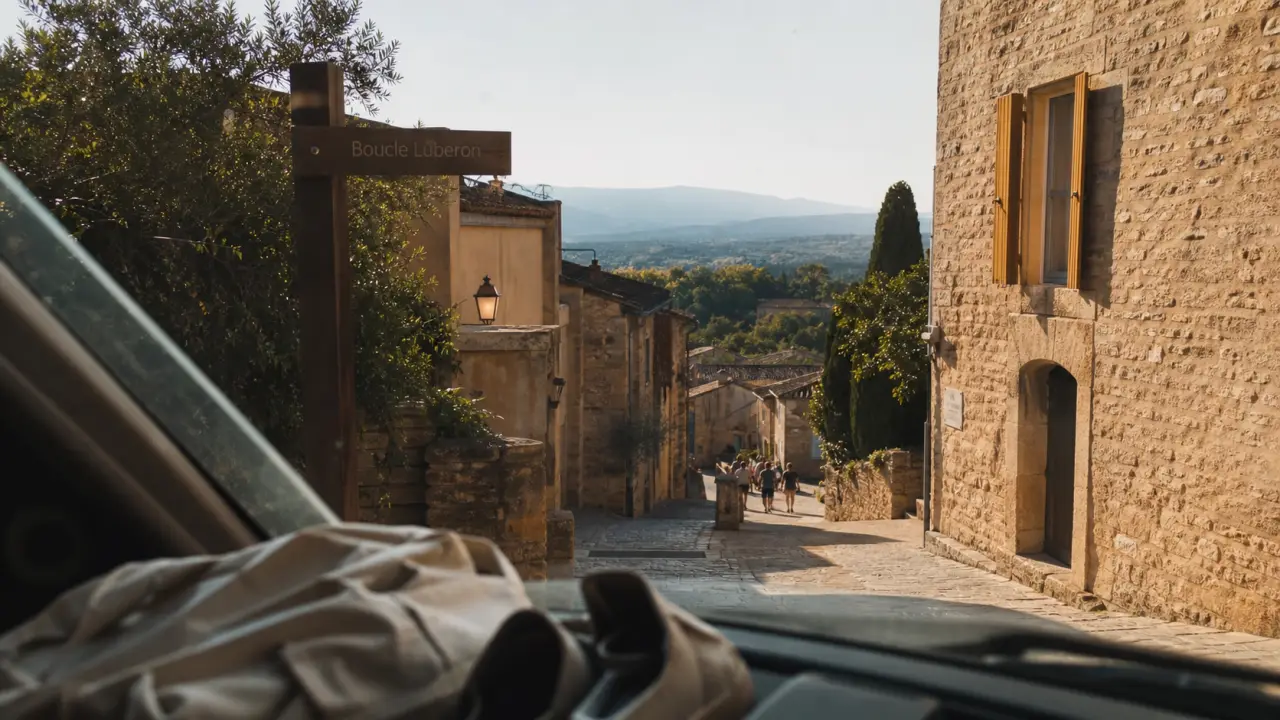 Circuit villages du Luberon : ruelles de pierre sèche à Gordes, au petit matin