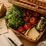 Marché vaucluse aujourd’hui : panier et carte des horaires du matin
