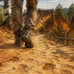 Randonnée luberon colorado à Rustrel : sentier ocre et belvédère