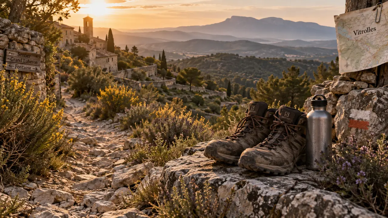 Randonnée vitrolles en luberon : sentier et crêtes