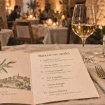 Restaurant 1 étoile Luberon : table dressée à Bonnieux, Joucas ou Mane
