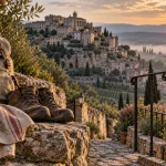 Visiter le Luberon en avril : Gordes et chemin ocre
