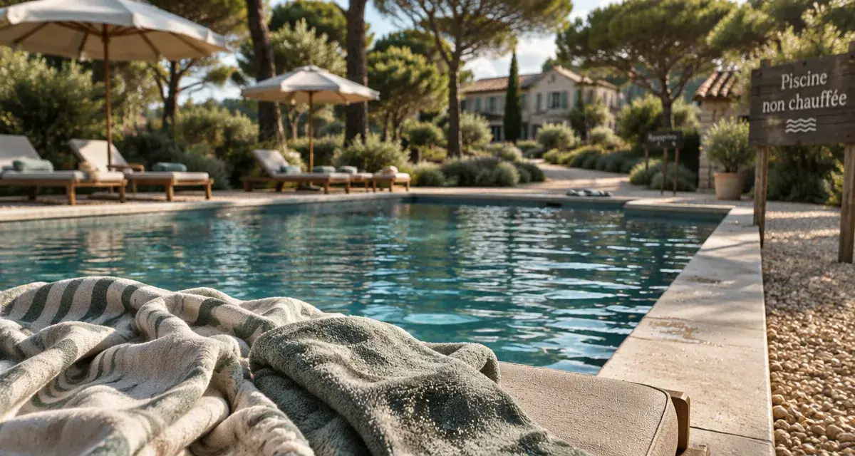 Hôtel Castel Luberon vacances bleues avis : piscine non chauffée